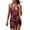 Red, variant on Summer Savings Clearance! Edvintorg Vintage Halter Tankini Swimsuits With Skirt 2 Piece Swimwear Color Block Bathing Suits For Women Loose Swimwear