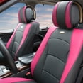 thumbnail image 1 of Ultra Comfort High Grade Leather Seat Covers For Car Truck SUV Van - Front Set, 1 of 4