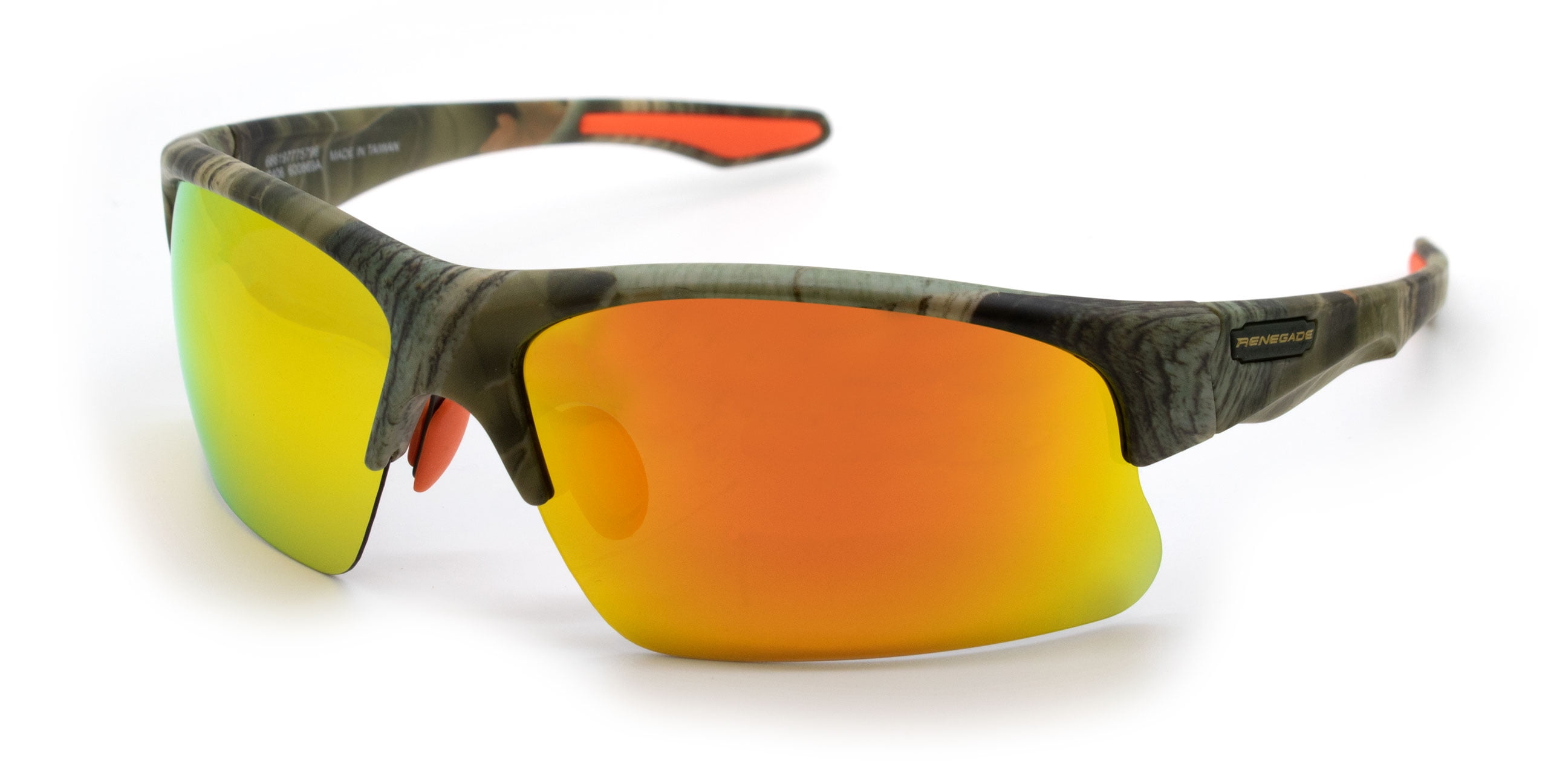 Renegade Polarized Sports Fishing Sunglasses, Camo for adults men and women