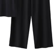 thumbnail image 4 of BaoFuBaoMei Lounge Sets for Men 2 Piece Big and Tall Crew Neck Pajamas Short Sleeve Top Joggers Sleepwear Sets Solid Soft Loungewear with Pockets, 4 of 5