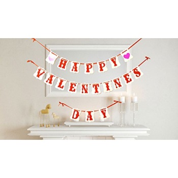 Details about  / Happy Valentines Day Banner Valentines Day Party Supplies Favors USA Seller