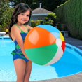 thumbnail image 3 of Pelotas de playa REGUICORP de 20 pulgadas para niños, color arcoíris, paquete de 2, 3 of 7