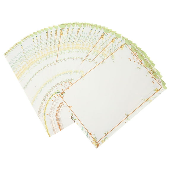 Raindrops 50 Sheets Vintage Writing Paper Vintage Letter Paper Blank Letter Paper Stationery Letter Paper