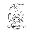 thumbnail image 2 of 2x calcomanías para baño, calcomanías artísticas para ducha, decoración, lindo accesorio de baño autoadhesivo 3 piezas, 2 of 8