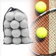 thumbnail image 5 of YANCAT 20 Pieces Tennis Balls 2.52" Dia for Activities Tennis Enthusiasts Beginners White, 5 of 9