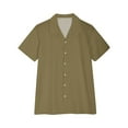 thumbnail image 6 of XuJwPNcy Button down Shirts for Women Short Sleeve Solid Color Blouses Dressy Casual V Neck Summer Tops, 6 of 6