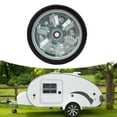 thumbnail image 1 of Universal Trailer Jack Wheel Durable 8in Rotating Support for Lawnmowers Utility Carts, 1 of 7