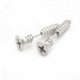 thumbnail image 4 of 1 Par De Los Hombres \ 's Fresco Pendientes De Tornillo De Acero Inoxidable 316l Zarcillos De Plata, 4 of 9