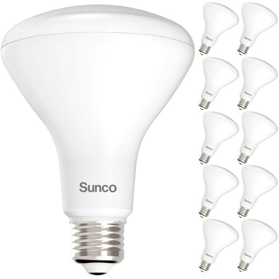 Sunco 10 Pack BR30 Light Bulbs LED, Recessed Can Light Bulbs, Indoor Flood Bulb, 850 LM, 11W (65W Equivalent), 5000K Daylight, Dimmable, E26 Base, for Home, Kitchen, Bedroom UL
