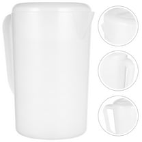 CRILSTYLEO Multifunctional Water Dispenser Juice Pitcher White Plastic 1Pcs Dishwasher Safe