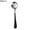 Black A, variant on Joernso Soup Spoons Anti-rust Easy to Clean Stainless Steel Colorful Multi-purpose Dinner Spoons for Kitchen