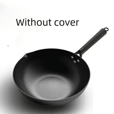 Iron pan non-stick pan uncoated wok 32cm household pan wok gift pots