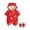 Red, variant on Hwmodou Baby Bodysuits Boys Cotton Blend Kids Romper Hooded Children Warm Snowsuit Down Zipper Coat Jacket Fall Winter Confortable Crawl Suit,18-24M
