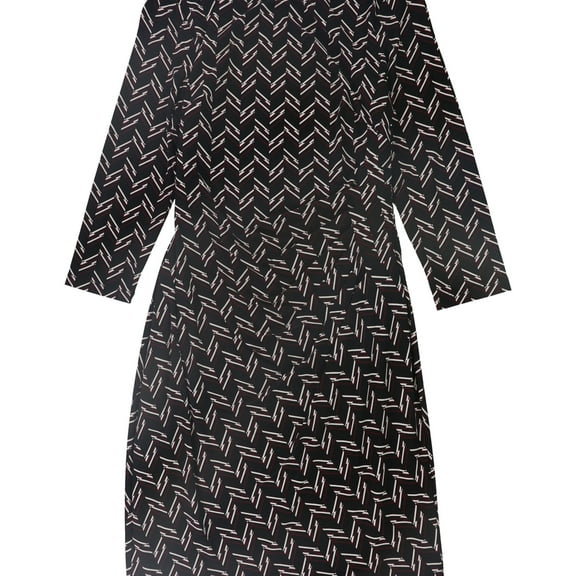 Ralph Lauren Womens 3-Tone Bodycon Dress, Black, 0