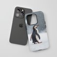 thumbnail image 3 of Penguin For All iPhone Series Tough Phone Case Nature Photography Gray, 3 of 7