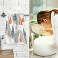 thumbnail image 7 of Yayeee 100% Cotton Hand Towels for Bathroom 16" x 28" Soft Absorbent Kitchen Towel, Cartoon Orange Houses, 7 of 7