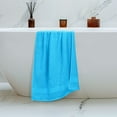thumbnail image 5 of BELIZZI HOME 4 Pack Bath Towel Set 27x54, 100% Ring Spun Cotton, Ultra Soft Highly Absorbent Machine Washable Hotel Spa Quality Bath Towels for Bathroom, 4 Bath Towels Turquoise Blue, 5 of 7