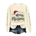 thumbnail image 4 of Enjoytime Womens Sweatshirt Christmas Printed Crewneck Pullover Sweatshirts Casual Lightweight Long Sleeve Tops 2025 Fall Winter Fashion Clothes, 4 of 4