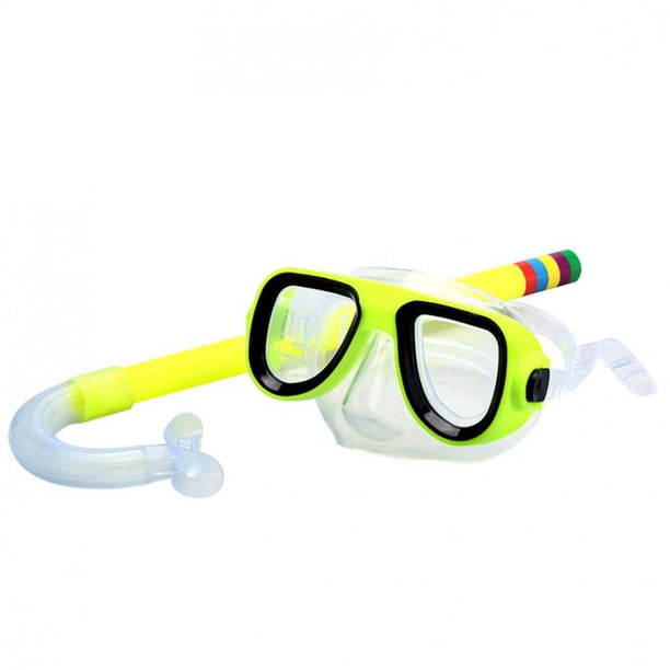 Protector Facial para Niños Toystoory Deporte Exterior Ajustable Amarillo con Tubo de Respiración