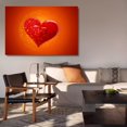 thumbnail image 6 of Love Hearts Canvas Poster Bedroom Decor Sports Landscape Office Room Decor Gift,Frame-style,12x18inch(30x45cm), 6 of 8