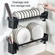 thumbnail image 3 of Soporte de drenaje para vajilla sin perforación instalación simple estante de drenaje para cubiertos montado en la pared para restaurante ANGGREK Otros, 3 of 8