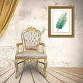 thumbnail image 3 of Pinto, Patricia 11x14 Gold Ornate Wood Framed with Double Matting Museum Art Print Titled - Travelers Palm Leaf, 3 of 4