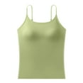 thumbnail image 6 of SHITINN Shelf Bra Camisoles Adjustable Spaghetti Strap Tank Tops Basic Layer Girls Workout Too 2 Small Junior Top 34b Shelf Bra Sleep Adult Tops for Women Band Tops for Women Womens Running Tops Low, 6 of 8