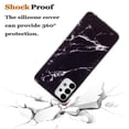 thumbnail image 4 of Allytech Compatible with Samsung Galaxy A13 4G Case, Marble Design Series Case for Women Boys Girls Soft Slim TPU Shockproof Cover for Samsung Galaxy A13 4G, Black Marble, 4 of 6
