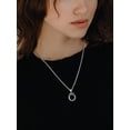thumbnail image 3 of Leander Punk Chameleon/Eagle/Dragon/Hawk/Wolf Necklaces for Men Women, Retro Black Stainless Steel Animal Pendant Personalized Jewelry Gift Cool Necklace with 22 Inch Chain, 3 of 6