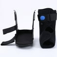 thumbnail image 4 of asddcavvf Attelle de Cheville Légère (Court) Botte de Protection pour Fractures Tendon Entorses Aiguës de la Cheville Orteil Cassé Blessure au Pied Récupération Ceinture de Sécurité Noire pour Soulever les Personnes Lunettes de Sport Ceinture de Sécurité, 4 of 4