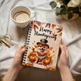 thumbnail image 3 of Happy Thanksgiving Pomeranian Welcome Thankful Fall Autumn Pumpkin Spiral Bound Journal Pom Dog Lover Gifts 5x7in Spiral Notebook - 02021, 3 of 5
