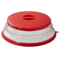 thumbnail image 2 of Cheers US Vented Collapsible Microwave Splatter Cover for Food,Kitchen dish bowl Plate Proof lid Can be Hung,Dishwasher-Safe,BPA-Free Silicone & Plastic, 2 of 7