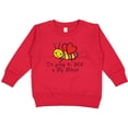 thumbnail image 2 of Inktastic Bee Future Big Sister Toddler Sweatshirt, 2 of 4