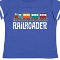 thumbnail image 4 of Inktastic Railroader Train Hobby Boys or Girls Toddler T-Shirt, 4 of 5