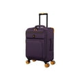 thumbnail image 2 of it luggage Compartment 3 Piece Set Softside 8 Wheel Expandable Spinner, Plum Perfect, 2 of 12