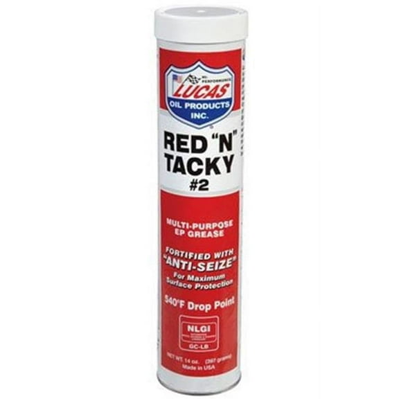 Lucas Oil Red N Tacky Bicycle Grease, 14 oz (30 Pack)