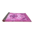 thumbnail image 2 of Ahgly Company Indoor Rectangle Abstract Purple Modern Area Rugs, 2' x 5', 2 of 4