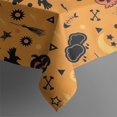 thumbnail image 2 of Halloween Witch Hat Pattern Rectangle Tablecloth 60"x120",Waterproof Polyester Rectangle Table Cloth, Wipeable Spillproof Polyester Tablecloth for Dining, Camping, Indoor and Outdoor, 2 of 6