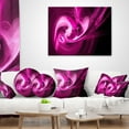 thumbnail image 4 of Designart Colored Smoke Spiral Purple - Abstract Throw Pillow - 18x18, 4 of 5