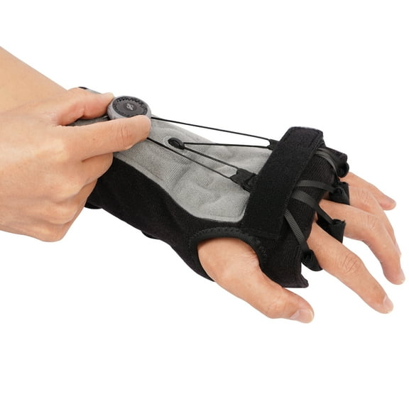 Radial Nerve Palsy Splint with Knob, Adjustable Dynamic Wrist Drop Brace for Finger Extension, Saturday Night Palsy, Crutch Palsy, MCP Arthroplasty, and Stroke Recovery (Left, S/M)