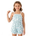 thumbnail image 2 of ATOGUTA Girls Short Jumpsuit Sleeveless Loose Overalls Cute Rompers Shorts Green, Size 1-5T, 2 of 6