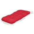 thumbnail image 3 of Outsunny Coussins de Banc de Patio 2 Pcs Coussin de Causeuse d'Extérieur 2 Places Rouge, 3 of 10