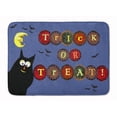 thumbnail image 1 of Carolines Treasures PJC1073RUG Trick or Treat Kitty Halloween Machine Washable Memory Foam Mat, 1 of 4