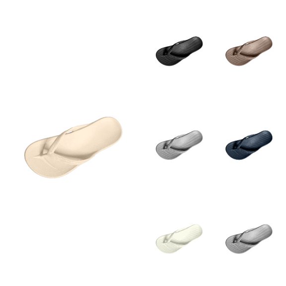 Arch Support Flip Flops for Women Men Comfortable Recovery Thong Sandals Lightweight Soft Footbed Resistant Shower Walking Shoes Indoor Outdoor Summer Beach Slippers