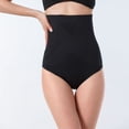 thumbnail image 2 of Defitshape Women's Shapewear Brief Tummy Control 2 Pack Seamless Shaper Shorts High Waisted Underwear Summer Firm High Waisted Slimming Black 0-2, 2 of 5