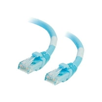 C2G 75ft Cat6a Snagless Unshielded (UTP) Network Patch Ethernet Cable-Aqua - Patch cable - RJ-45 (M) to RJ-45 (M) - 75 ft - UTP - CAT 6a - molded, snagless, stranded - aqua