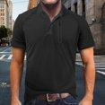 thumbnail image 2 of YDLCAFD Men's Short Sleeve Shirt Cargo Pullover Outdoor T Shirt Shirts, 2 of 9
