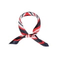 thumbnail image 2 of INSPIRE CHIC Women's Stripes Print Square Kerchief Neck Scarf Wrap Bandana Circular-2 23.62 x 23.62‘’, 2 of 7