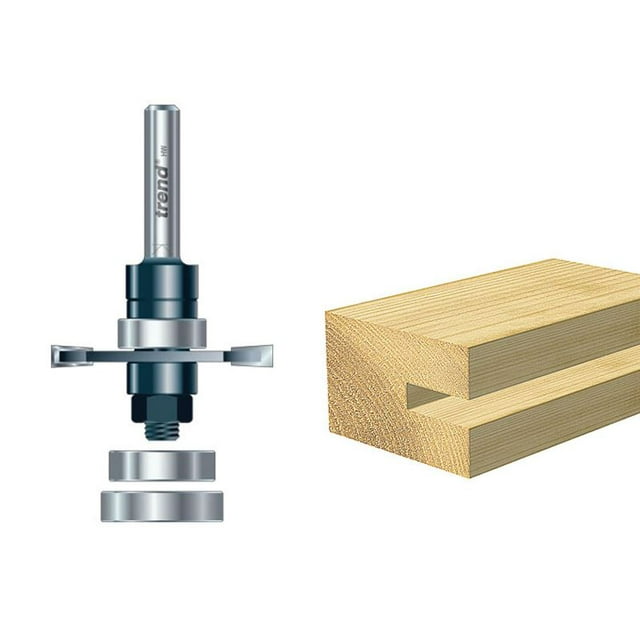 Trend - 342 x 1/2 TCT Roulement à Biscuits Guided Jointure 4.0 x 40mm