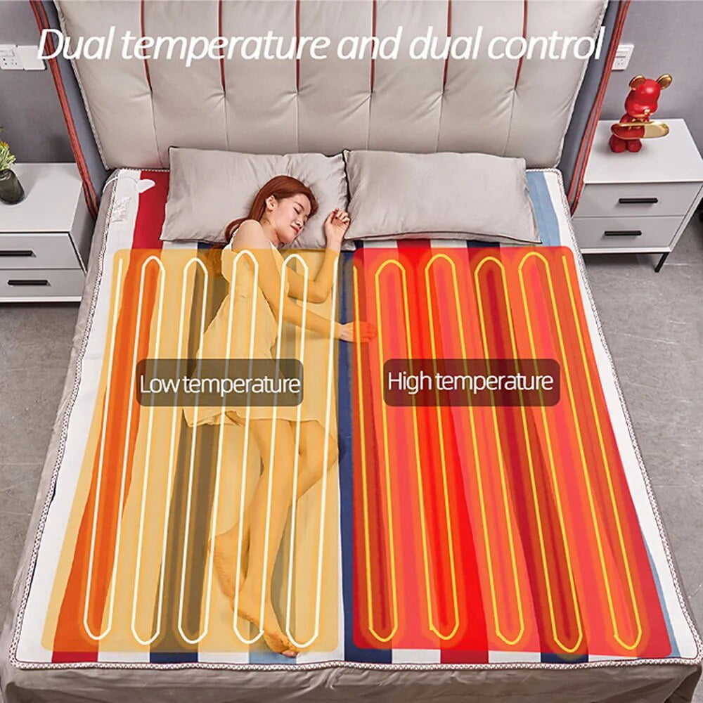 EU US UK electric blanket mattress thickening electric heater single and double warm up constant temperature winter warm